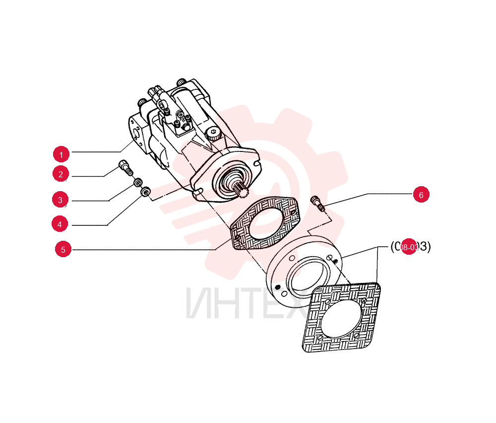 HYDRAULIC PUMP,90 CC