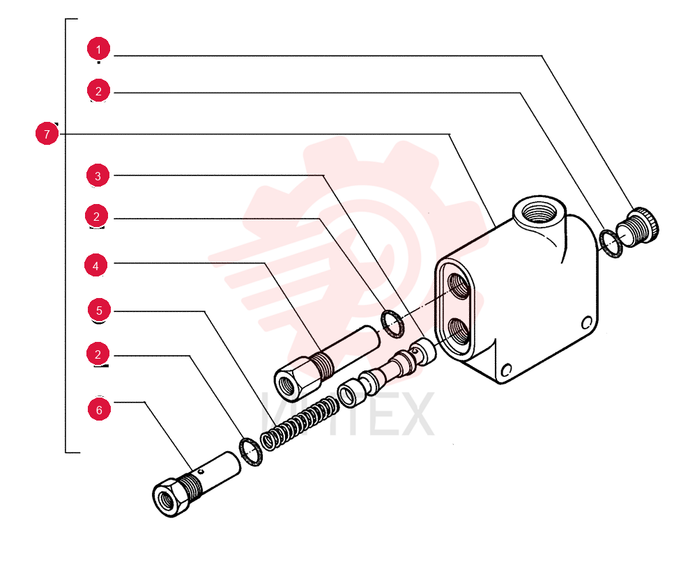 HYDRAULIC VALVE 73163844