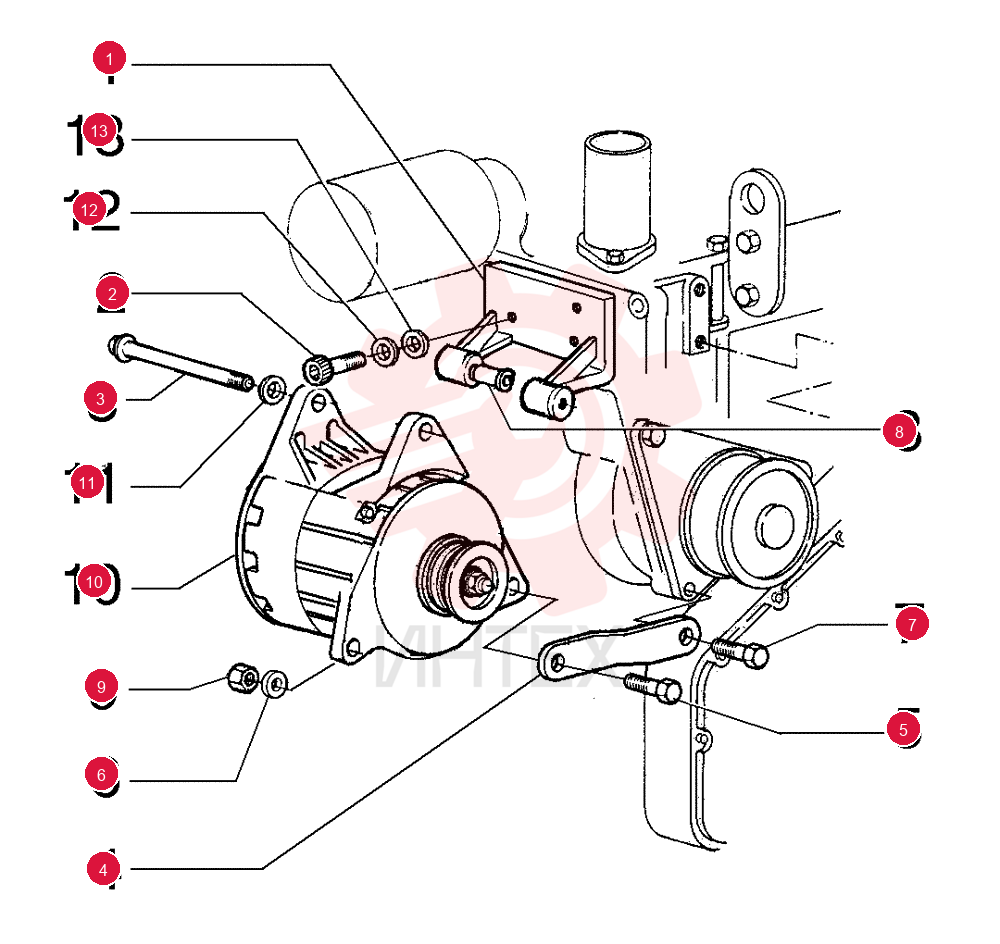 BRACKET, SUPPORTING 87364144