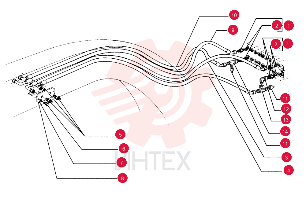 HYD CONNECTOR 70921409