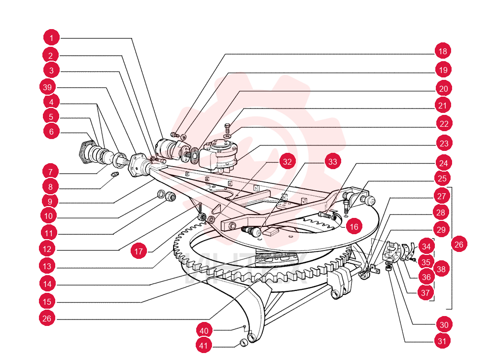 HYDRAULIC MOTOR 87389986 (2)