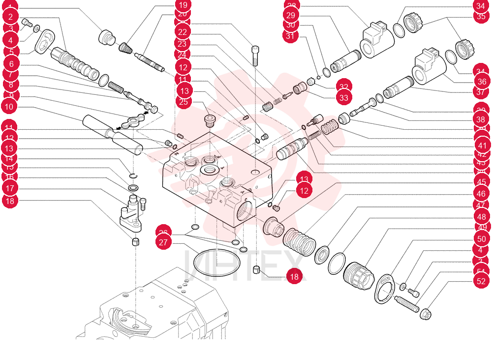 HYDRAULIC VALVE 87473118