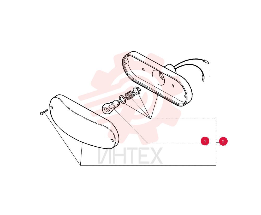 BULB,P21W, 24V, 21W