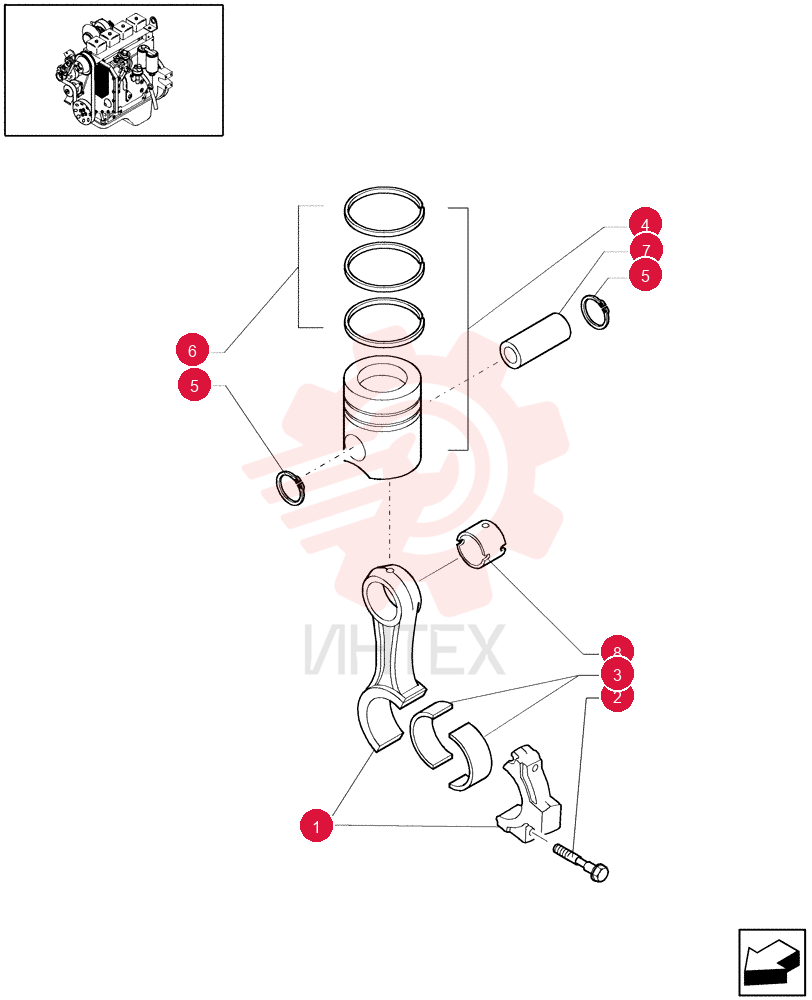 CONNECTING ROD 3925232
