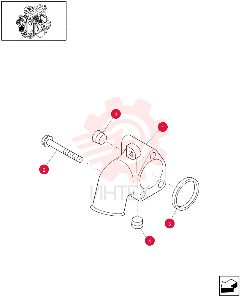 HYD CONNECTOR 76191909