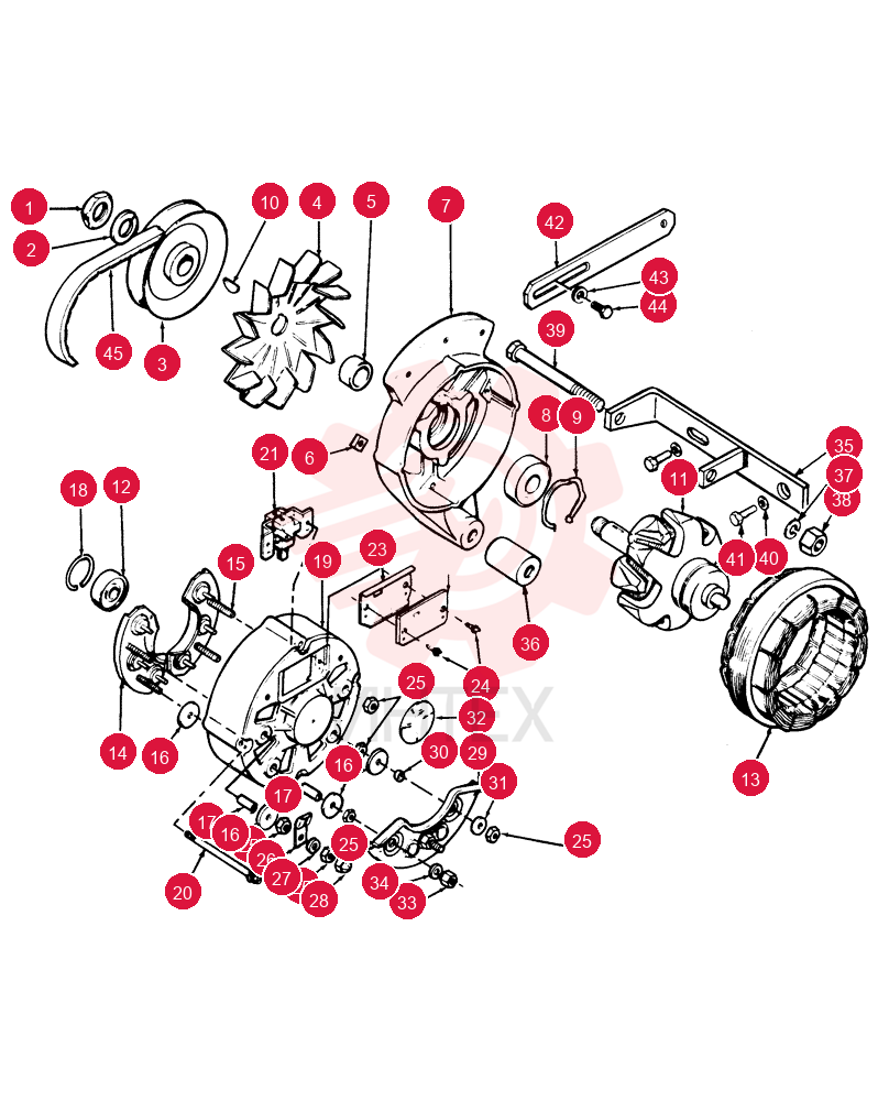 ALTERNATOR C7NN10300B