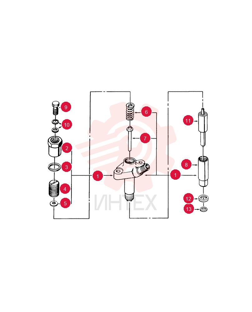 FUEL SYSTEM INJECTOR C5NE9F593CR
