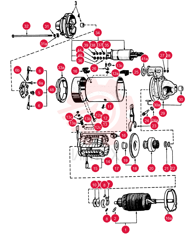 STARTER MOTOR D8NN11000CE