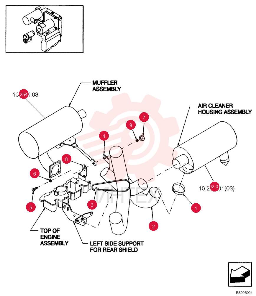 COLLAR,50mm - 65mm, Worm Gear