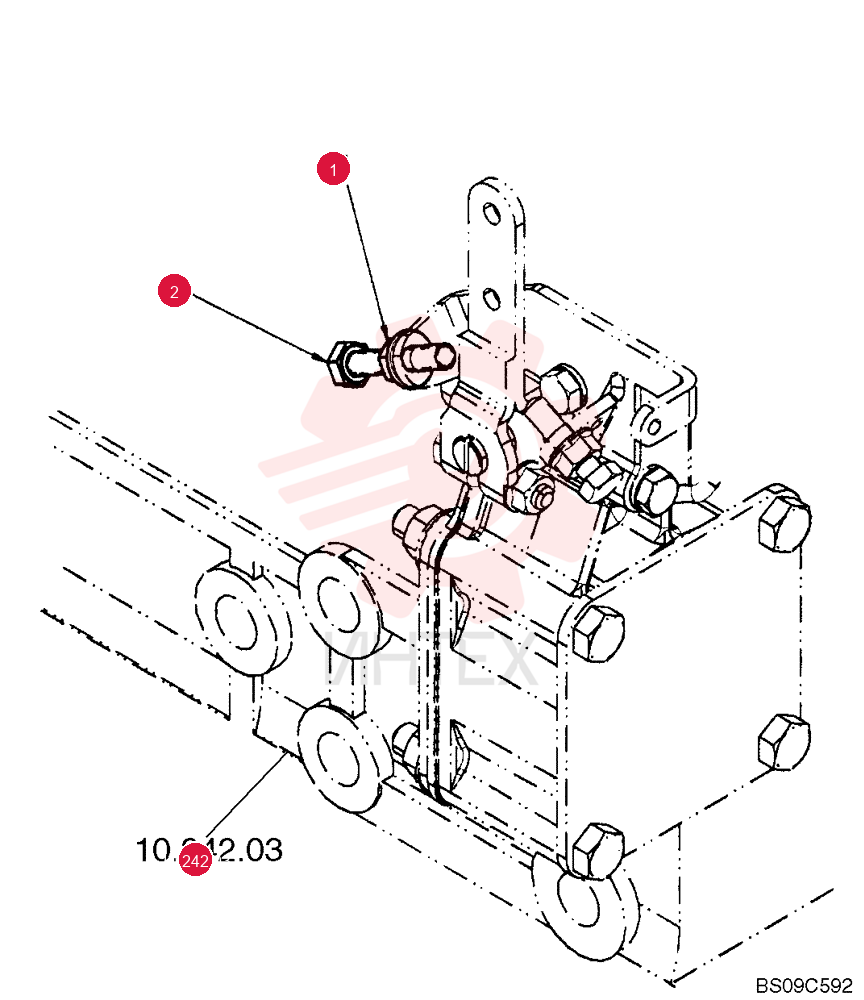 FLANGE NUT,M6