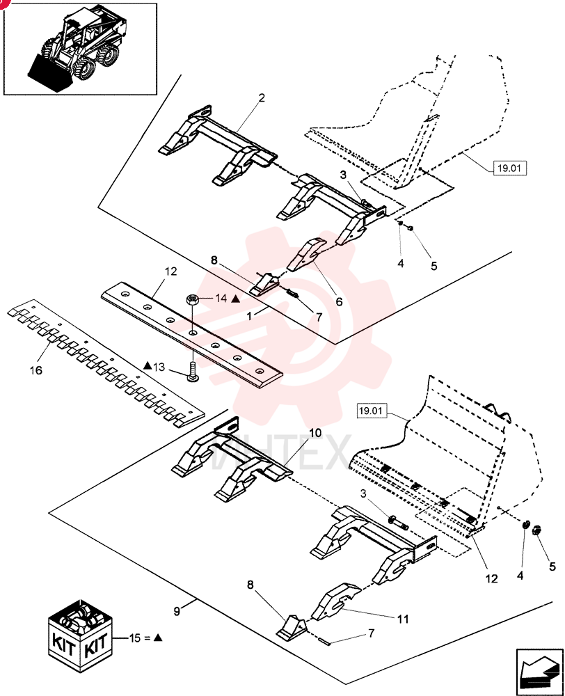 BAR ASSY. 9624718H