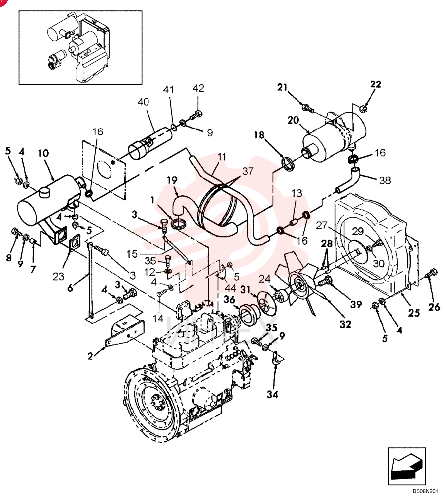 HOSE CLAMP,1.59” -  2.5”, Worm Gear