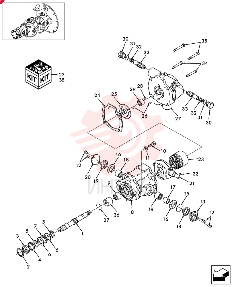 HYDRAULIC PUMP 86505267