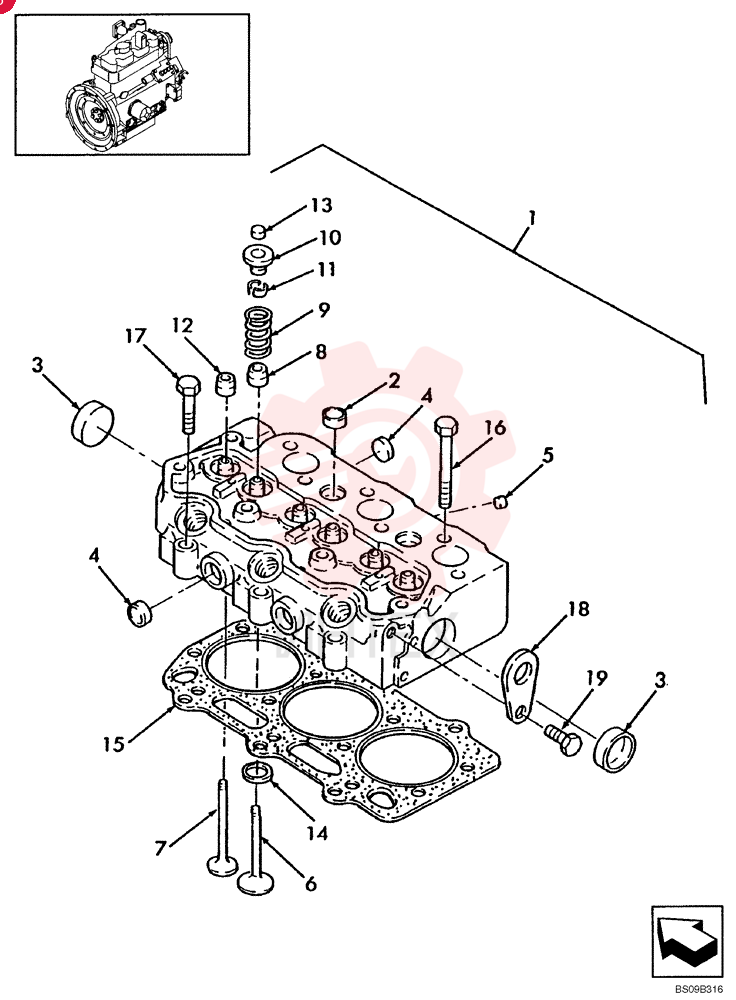 CYLINDER HEAD SBA111011330