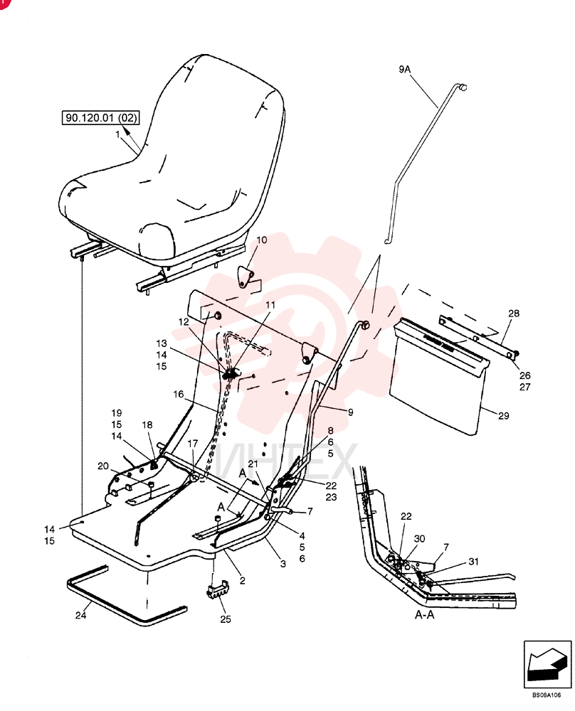 DRIVER SEAT 87019258 (1)