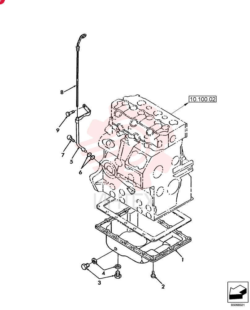 ENGINE OIL PAN SBA110707990