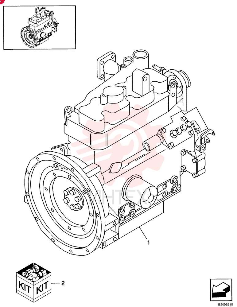 ENGINE SBA139221