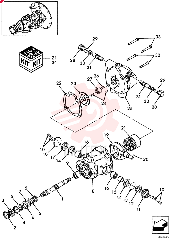 HYDRAULIC PUMP 86505266