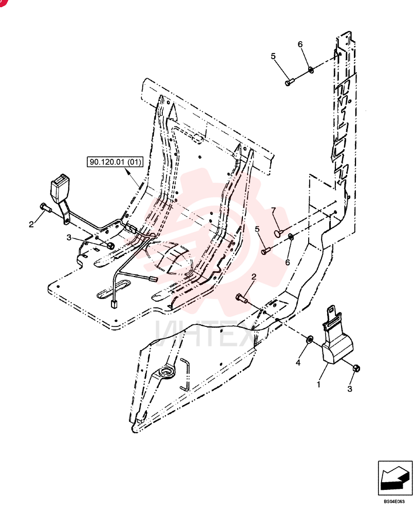 SAFETY BELT 9820622