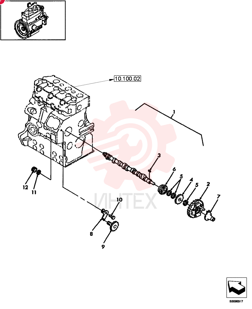 SHAFT SBA120026380