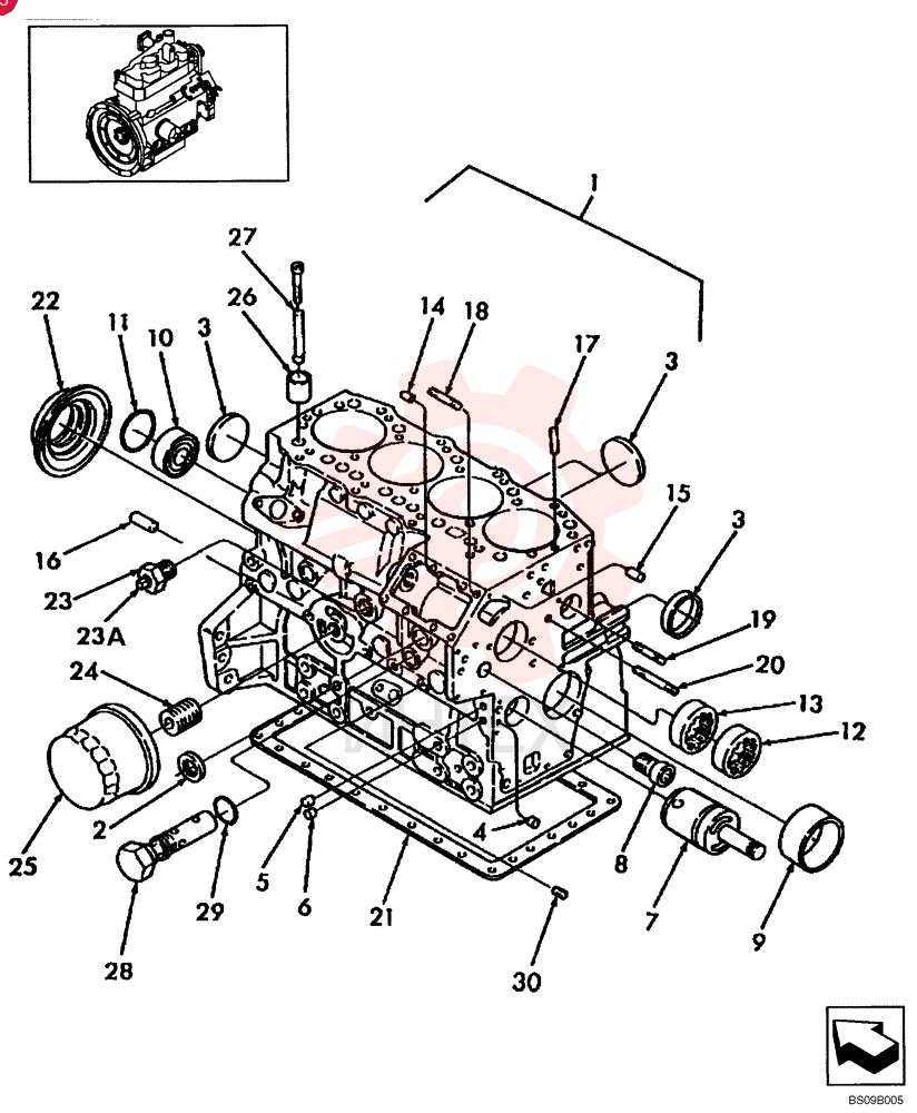 GASKET KIT SBA195906990
