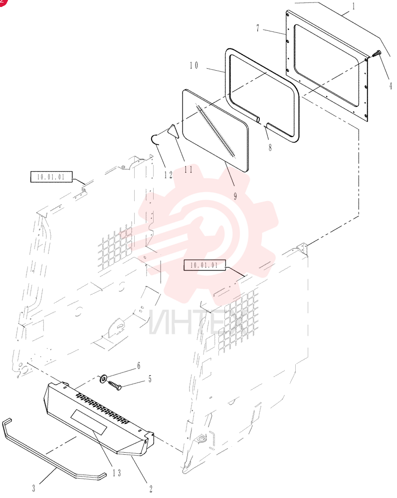CAB GLASS 86602542