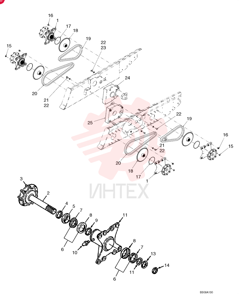 DRIVE AXLE 87043028