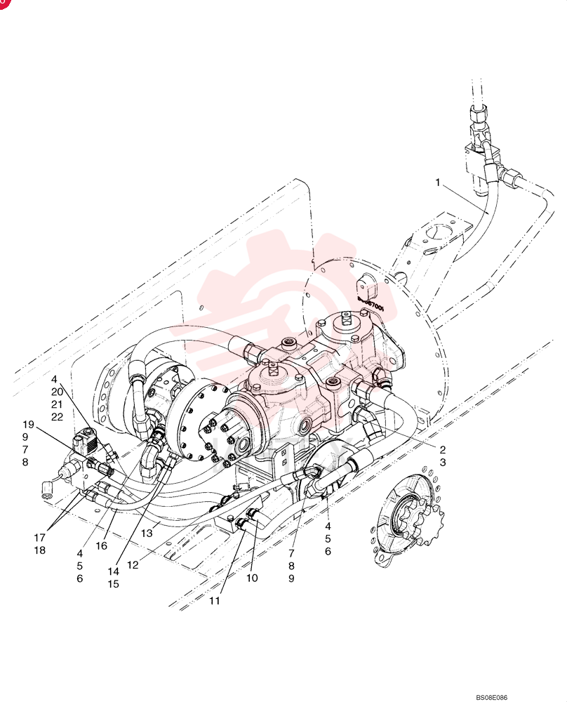 HYDRAULIC MOTOR 9842194 (1)