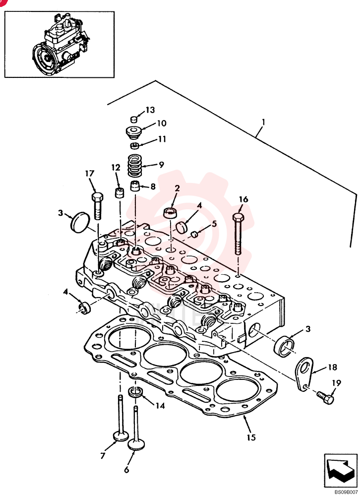 CYLINDER HEAD SBA111011400