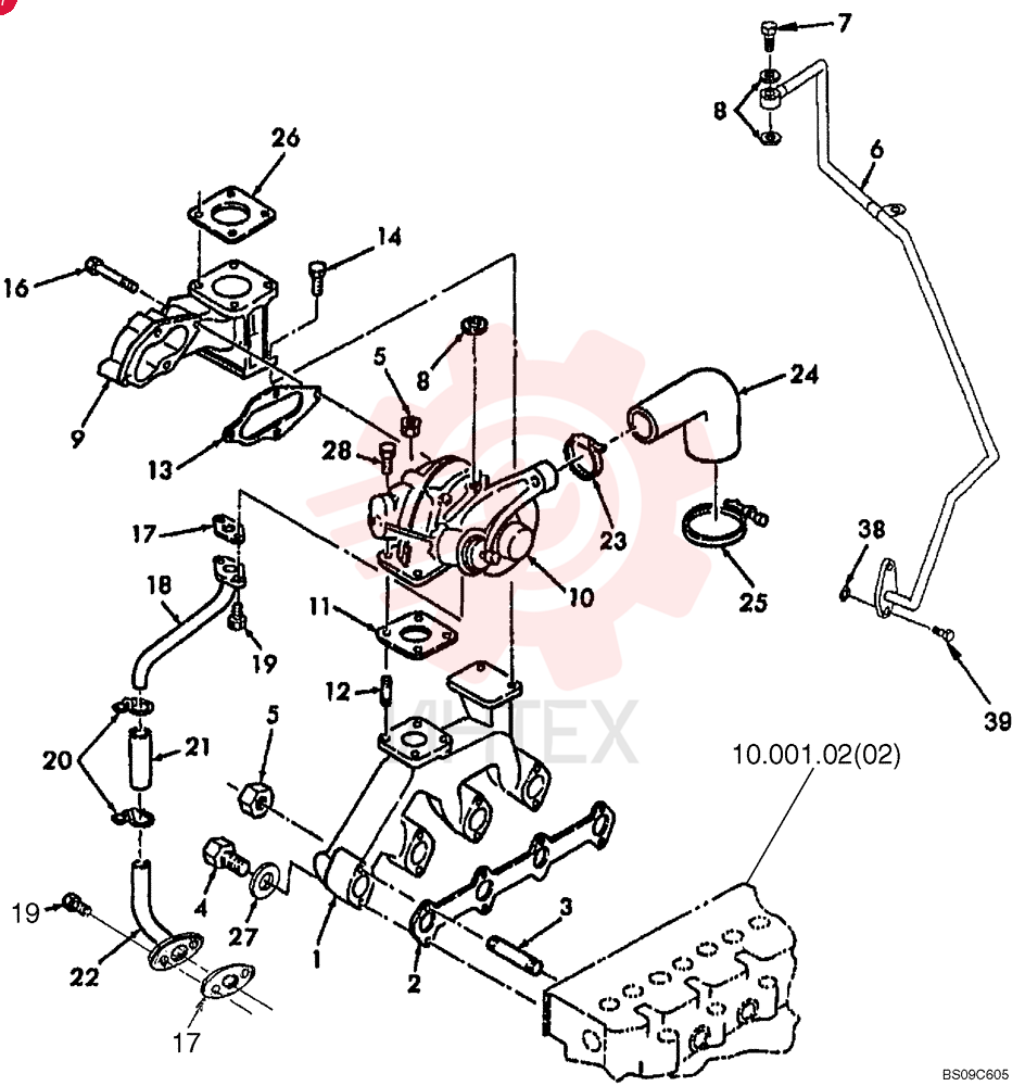EXHAUST MANIFOLD SBA135617240