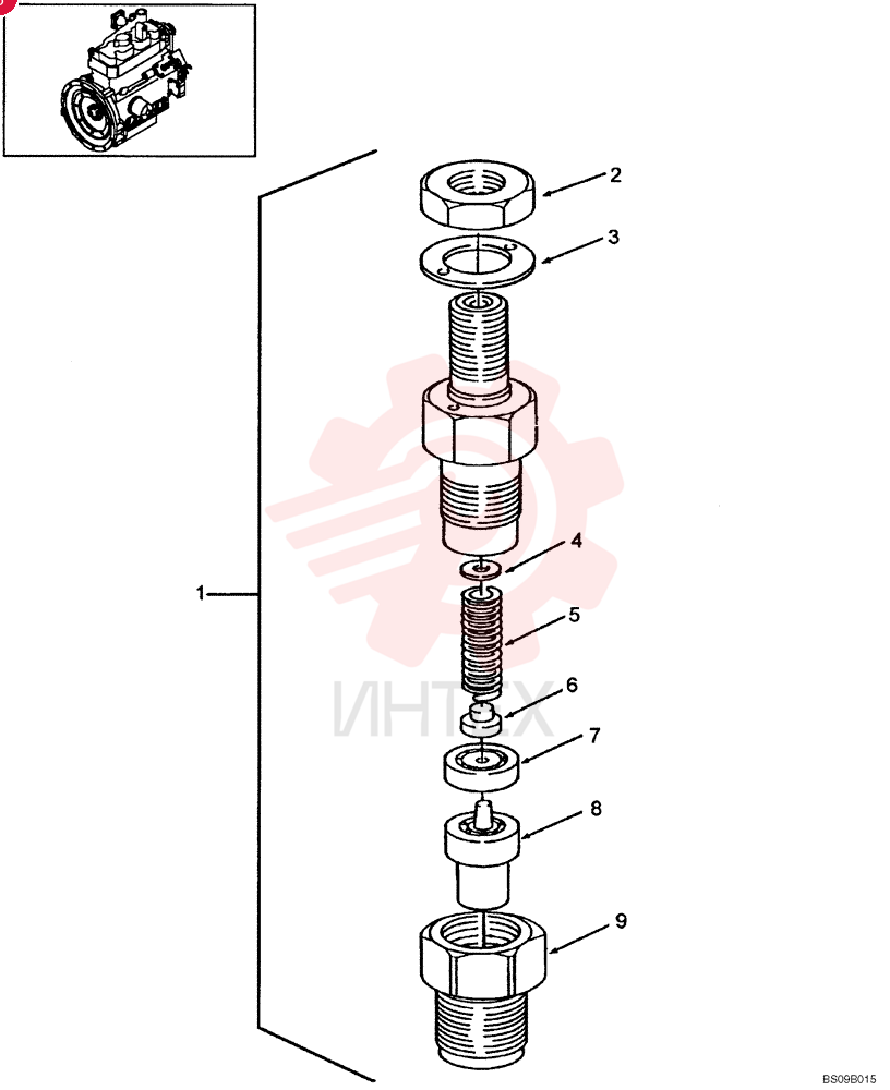 FUEL SYSTEM INJECTOR SBA131406360