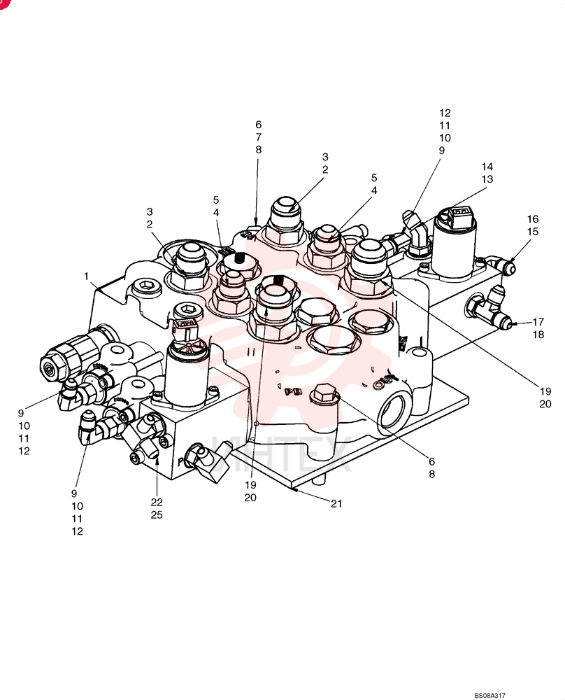 HYDRAULIC VALVE 87653270 (2)
