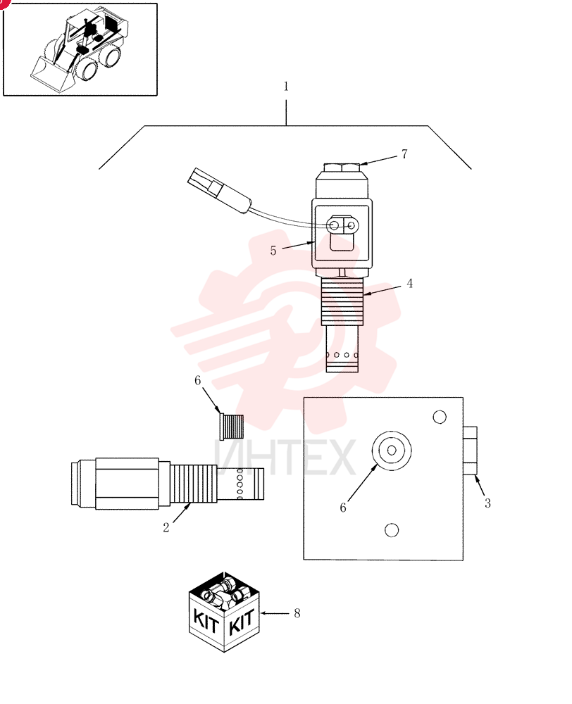 HYDRAULIC VALVE 86579010