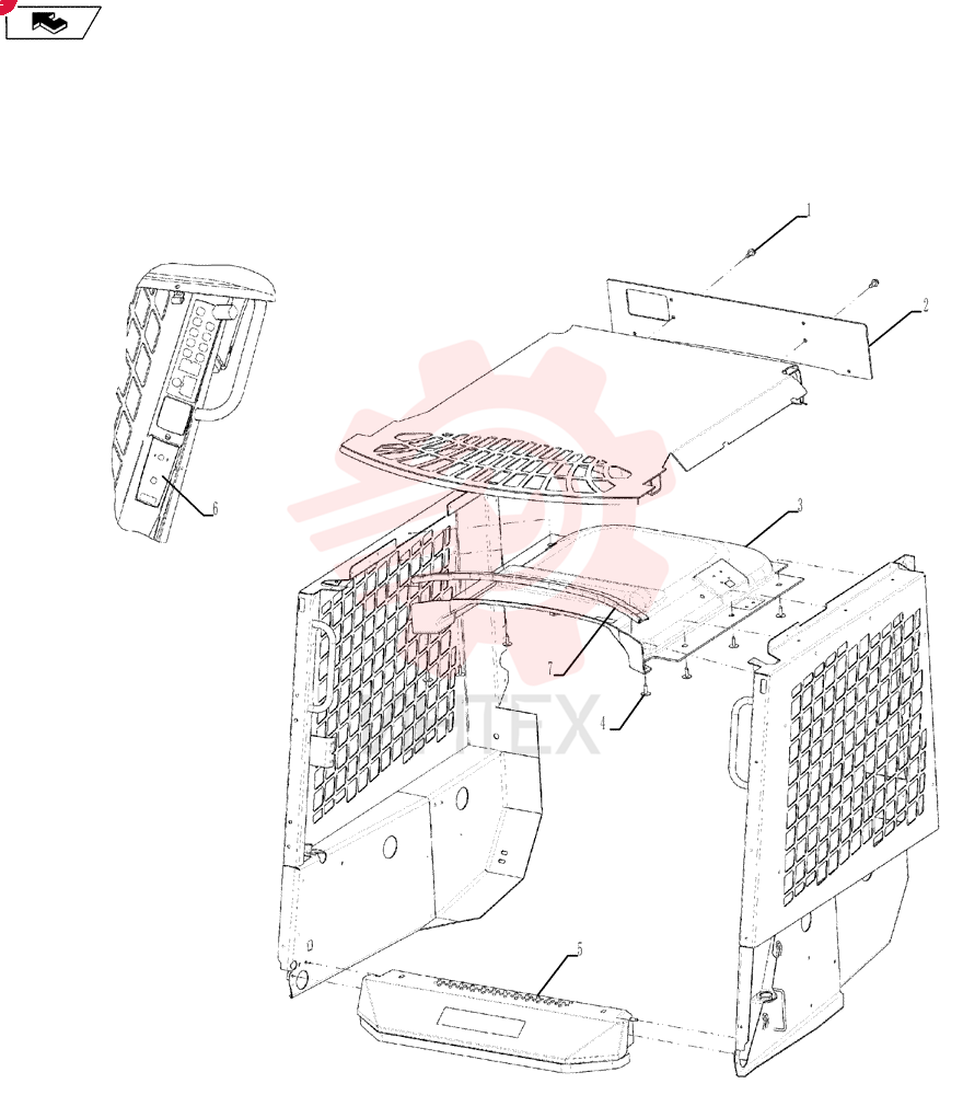 SELF-TAP SCREW,HWH, 3/8" - 16  x 7/8"