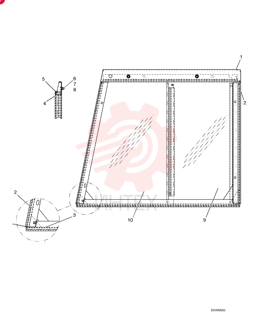 CAB GLASS 86506611