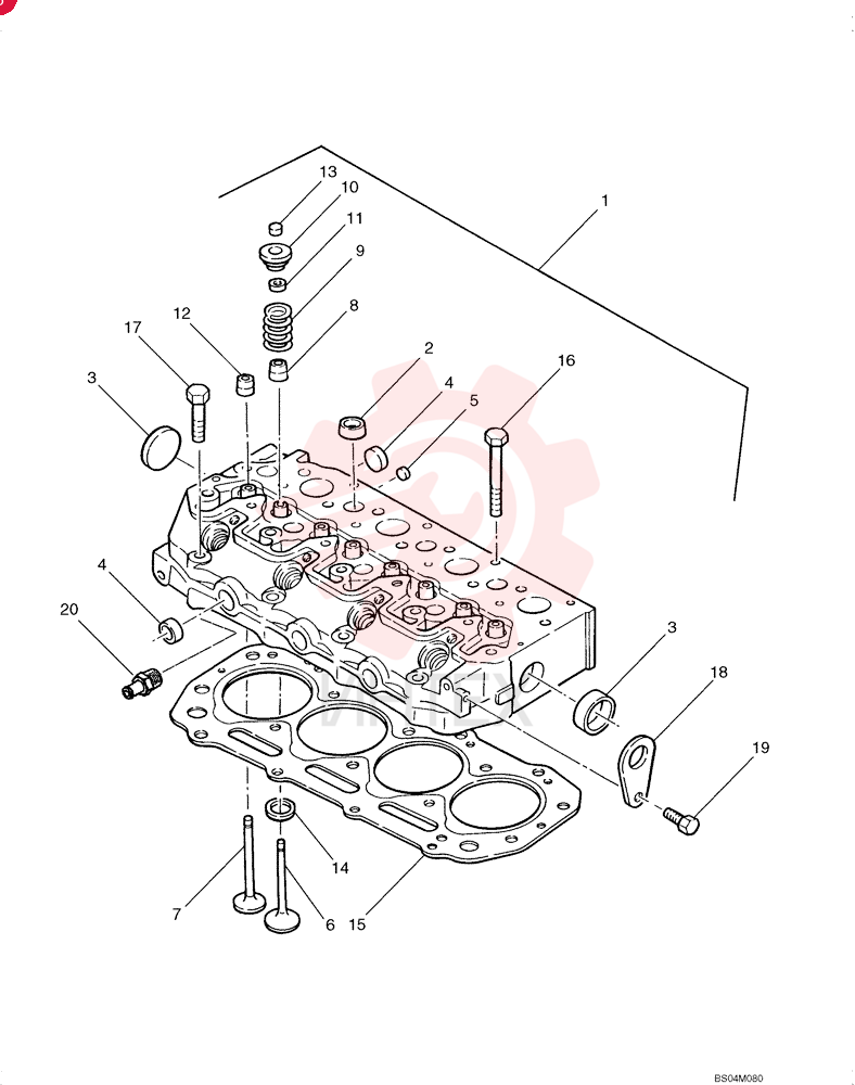 CYLINDER HEAD SBA111010670