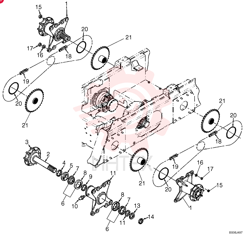 DRIVE AXLE 87043028