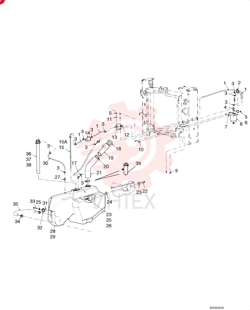 HOSE,5/16" ID x 500 FT L, SAE 30R7