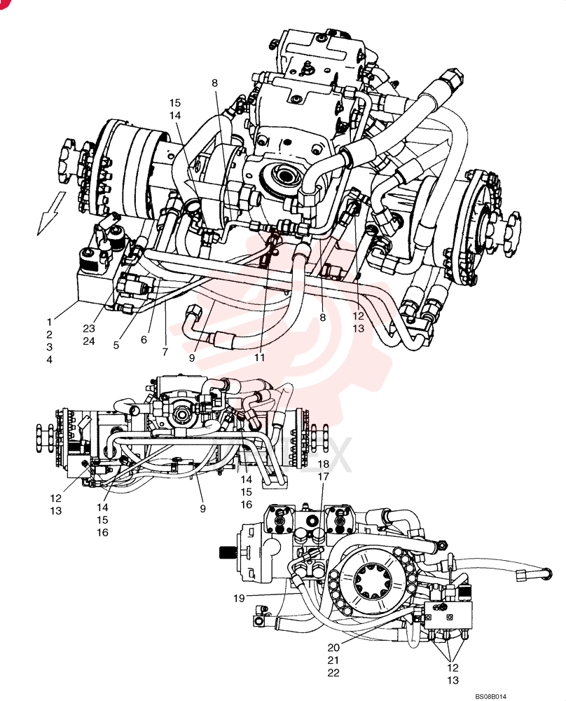 HYDRAULIC VALVE 87429625 (2)