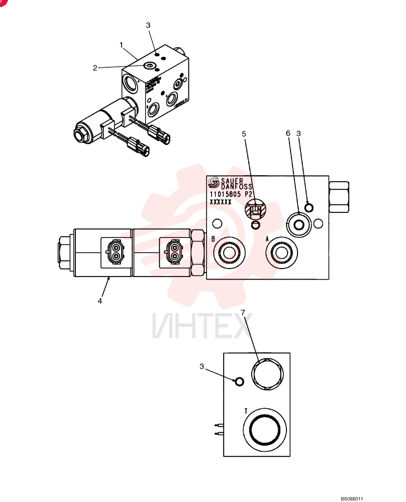 HYDRAULIC VALVE 87582387