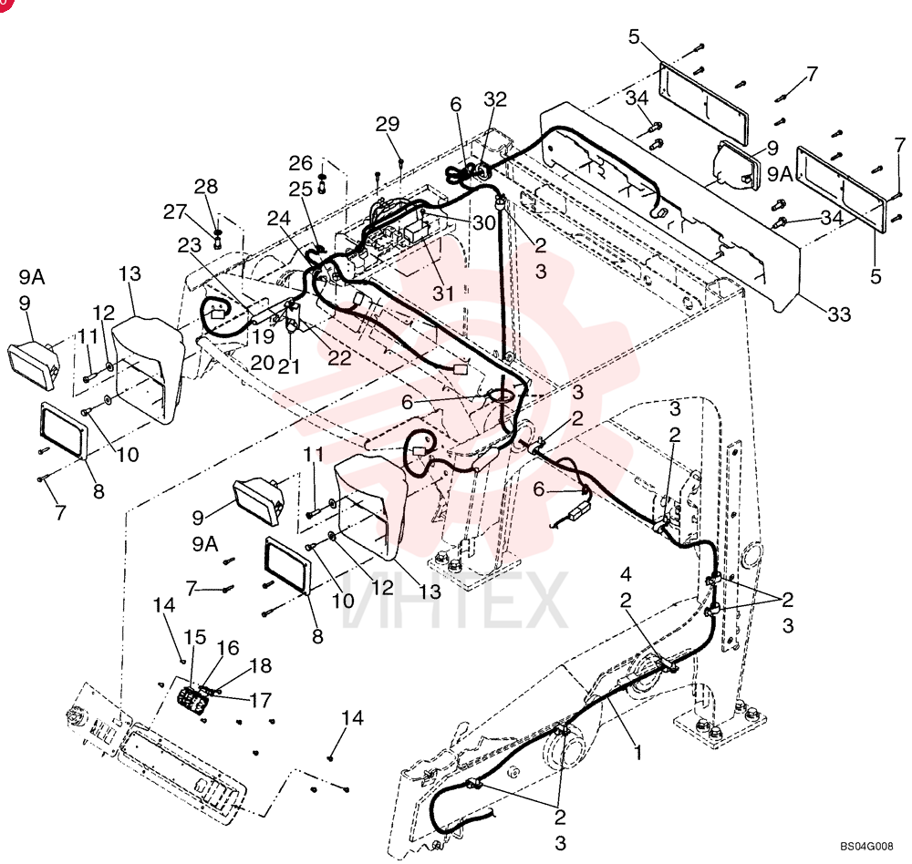 WIRE HARNESS 87459479