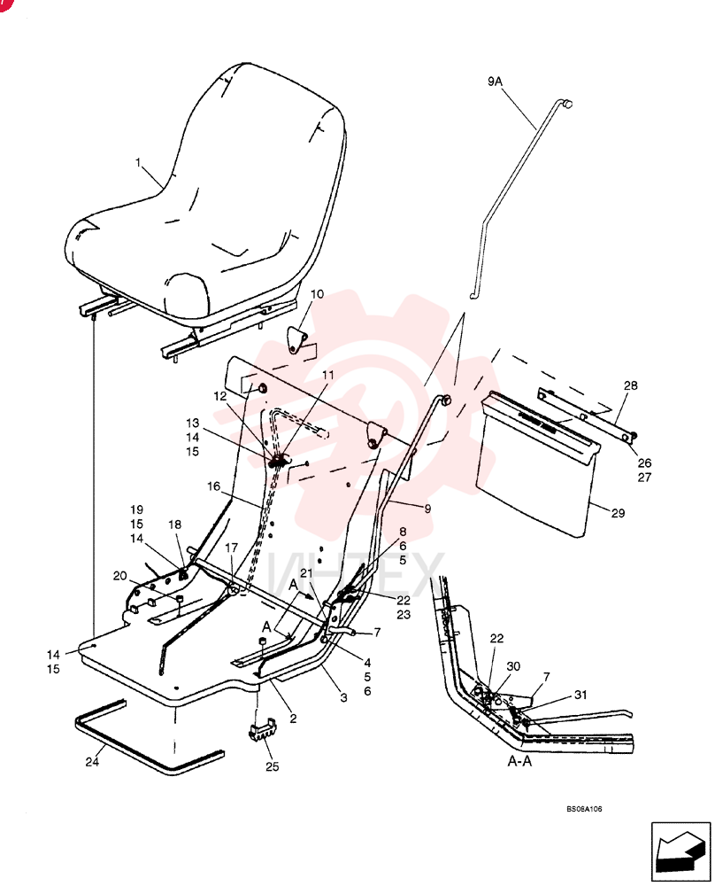 DRIVER SEAT 87019258 (1)