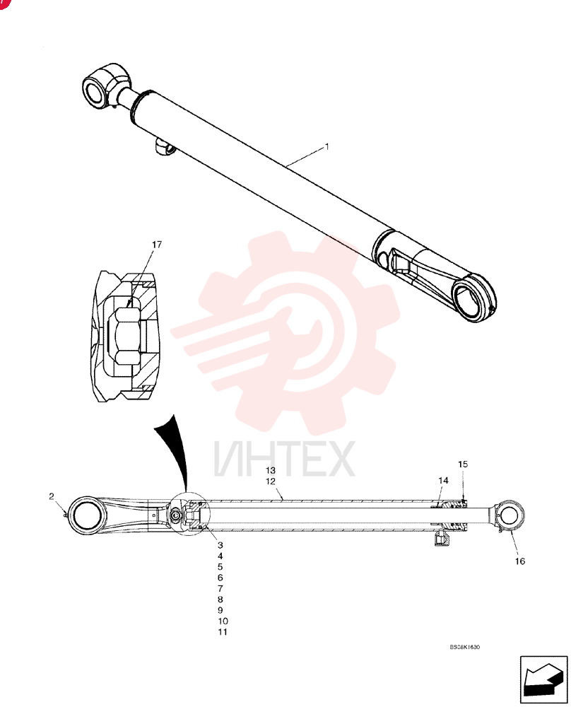 LIFT CYLINDER 87736741