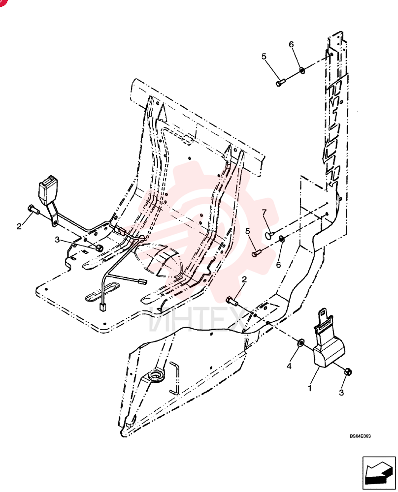 SAFETY BELT 9820622