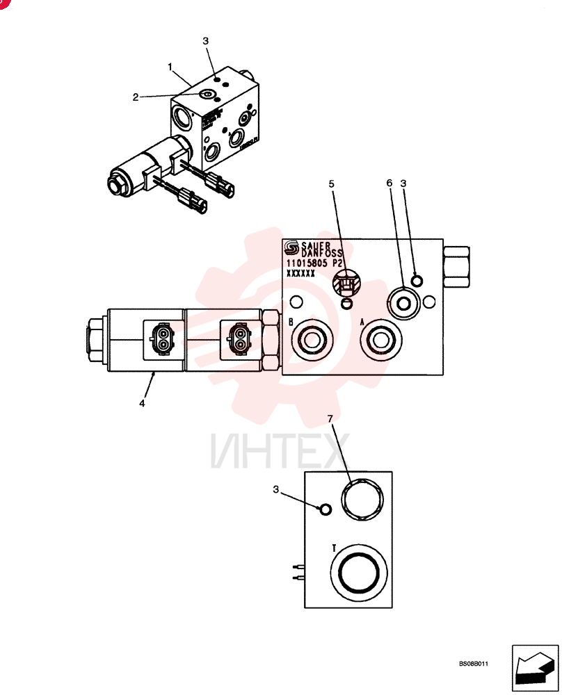 HYDRAULIC VALVE 87582387