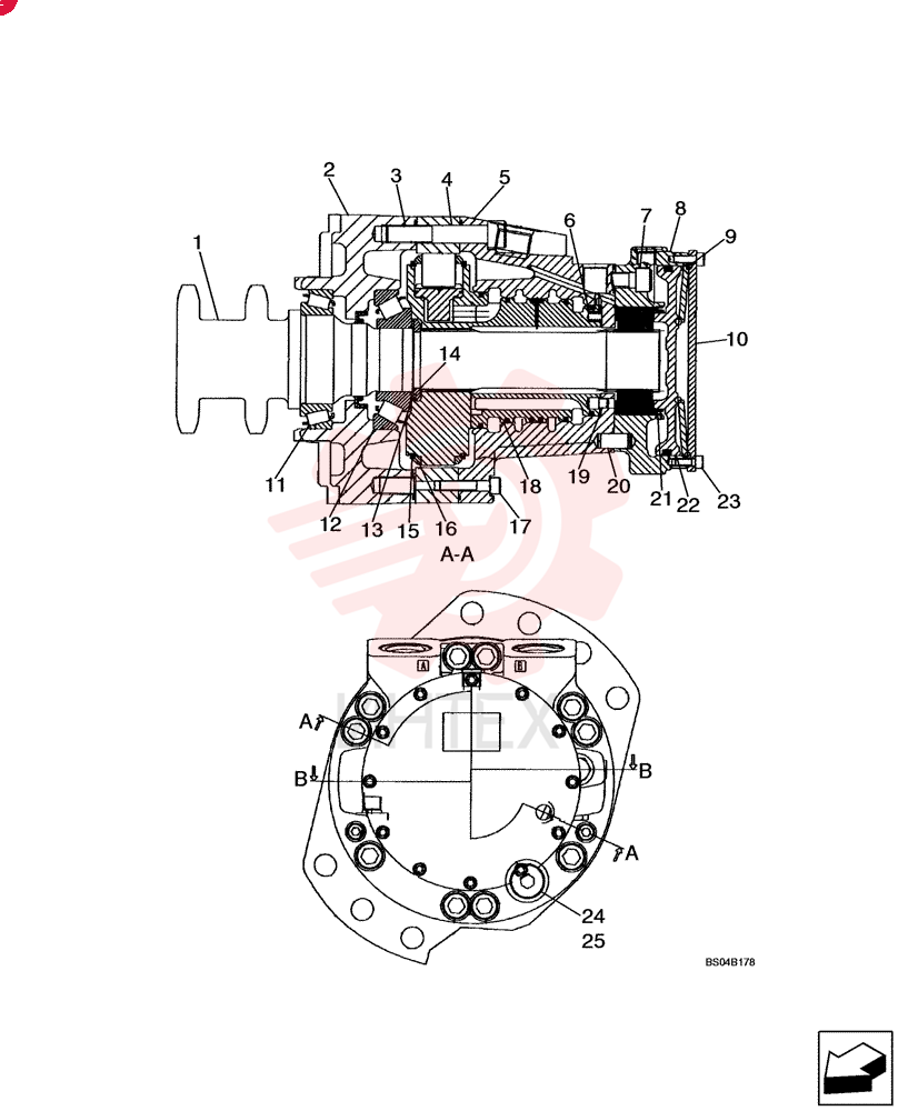 HYDRAULIC MOTOR 87035340 (1)