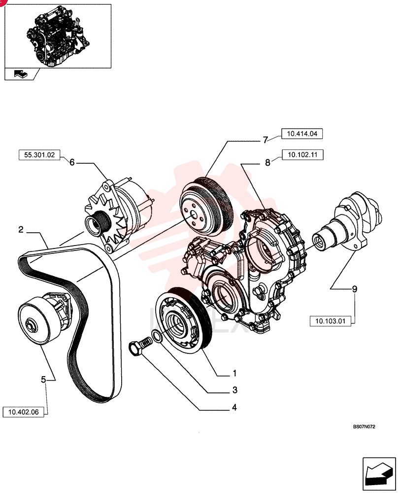PULLEY 504273736