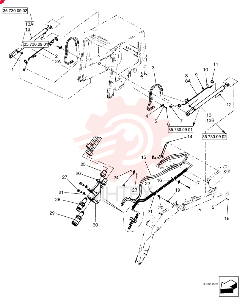 90 ELBOW,3/4" - 16 JIC x 3/4" - 16 ORB