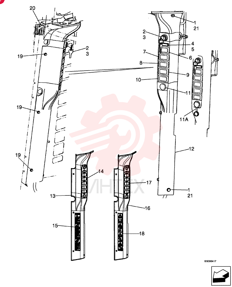 BOLT,M6 x 1 x 18.6mm OAL, Cl 8.8, Full Thd 86050272 (1)