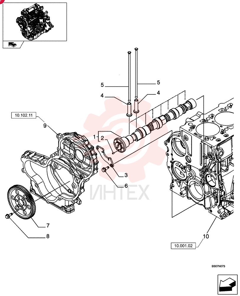 CAMSHAFT 504272265